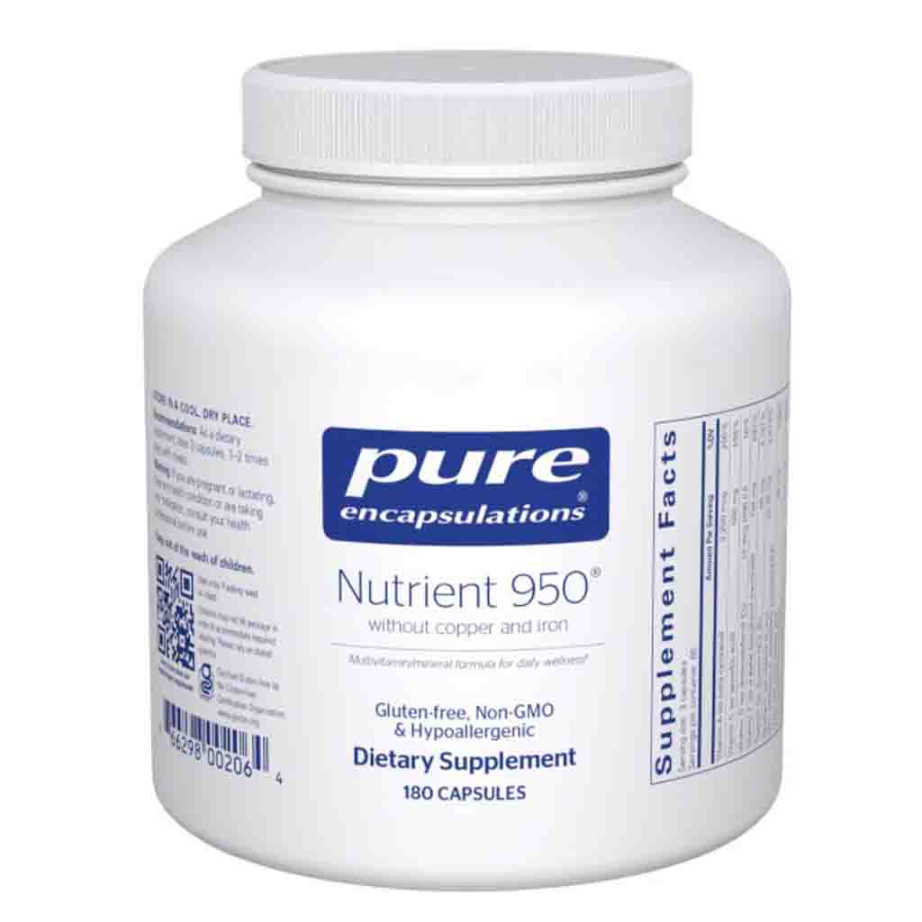 Pure Encapsulations Nutrient 950 without Copper & Iron 180c