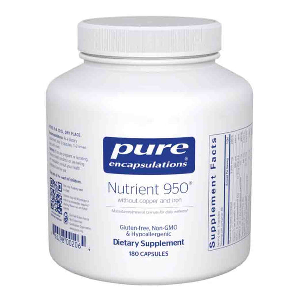 Pure Encapsulations Nutrient 950 without Copper & Iron 180c