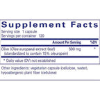 Pure Encapsulations Olive Leaf Extract 120c