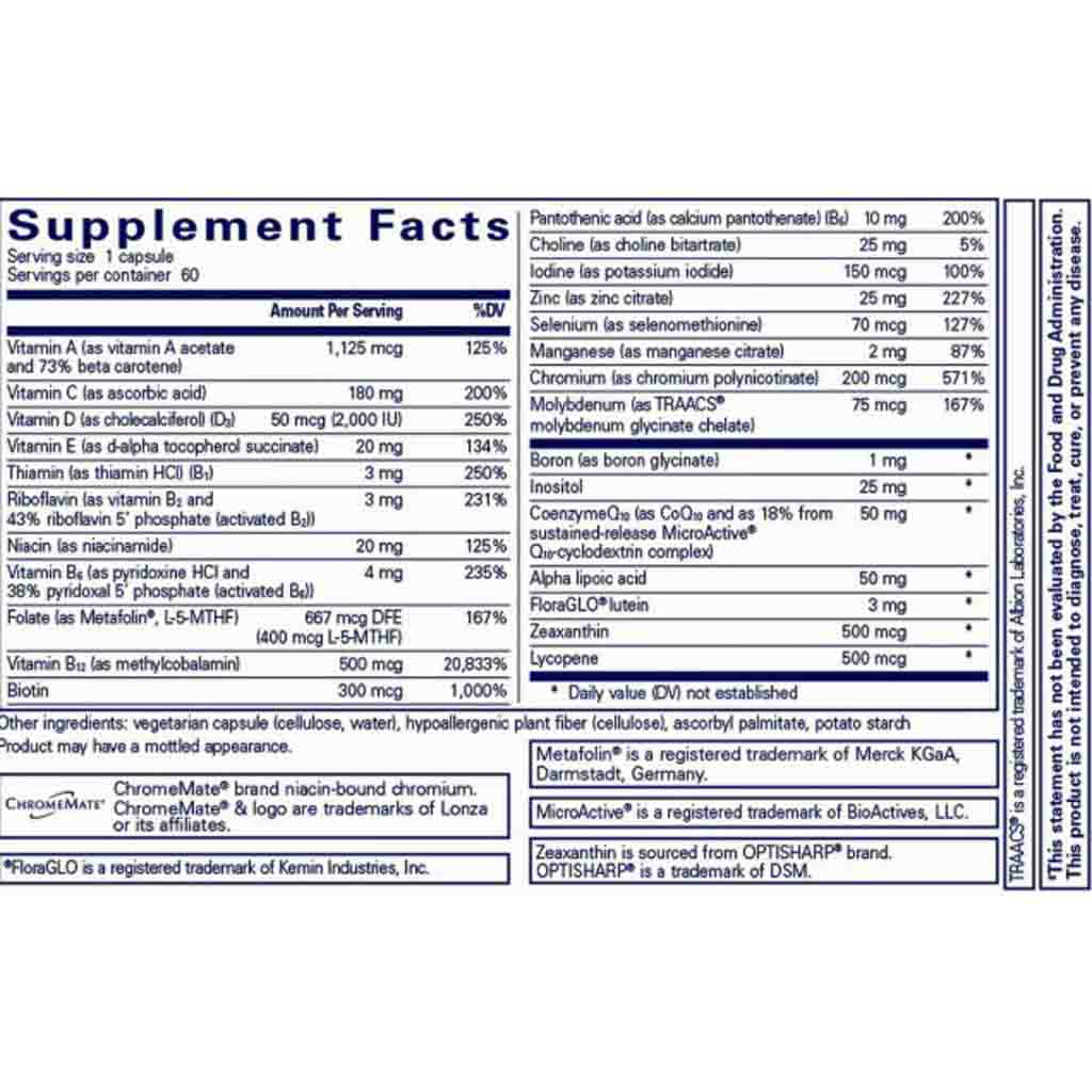 Pure Encapsulations O.N.E. Multivitamin 60c