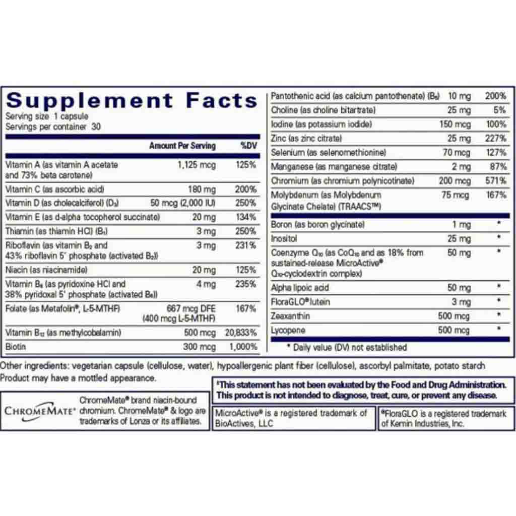 Pure Encapsulations O.N.E Multivitamin 30c