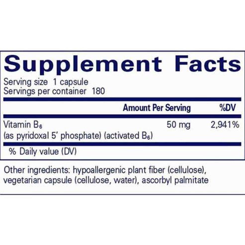 Pure Encapsulations P5P 50 (activated B6) 180c