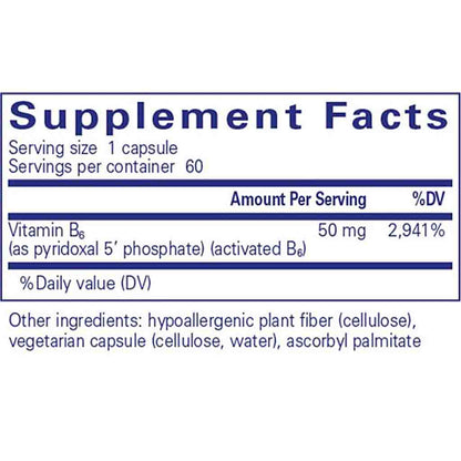 Pure Encapsulations P5P 50 (activated B6) 60c
