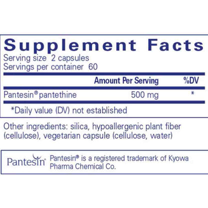 Pure Encapsulations Pantethine 120c
