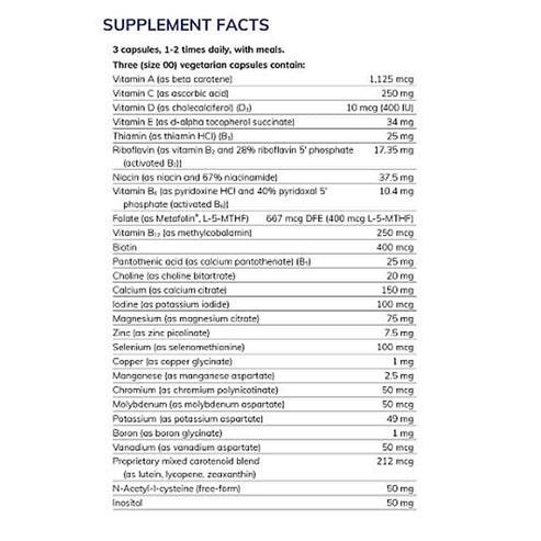 Pure Encapsulations Polyphenol Nutrients 360c