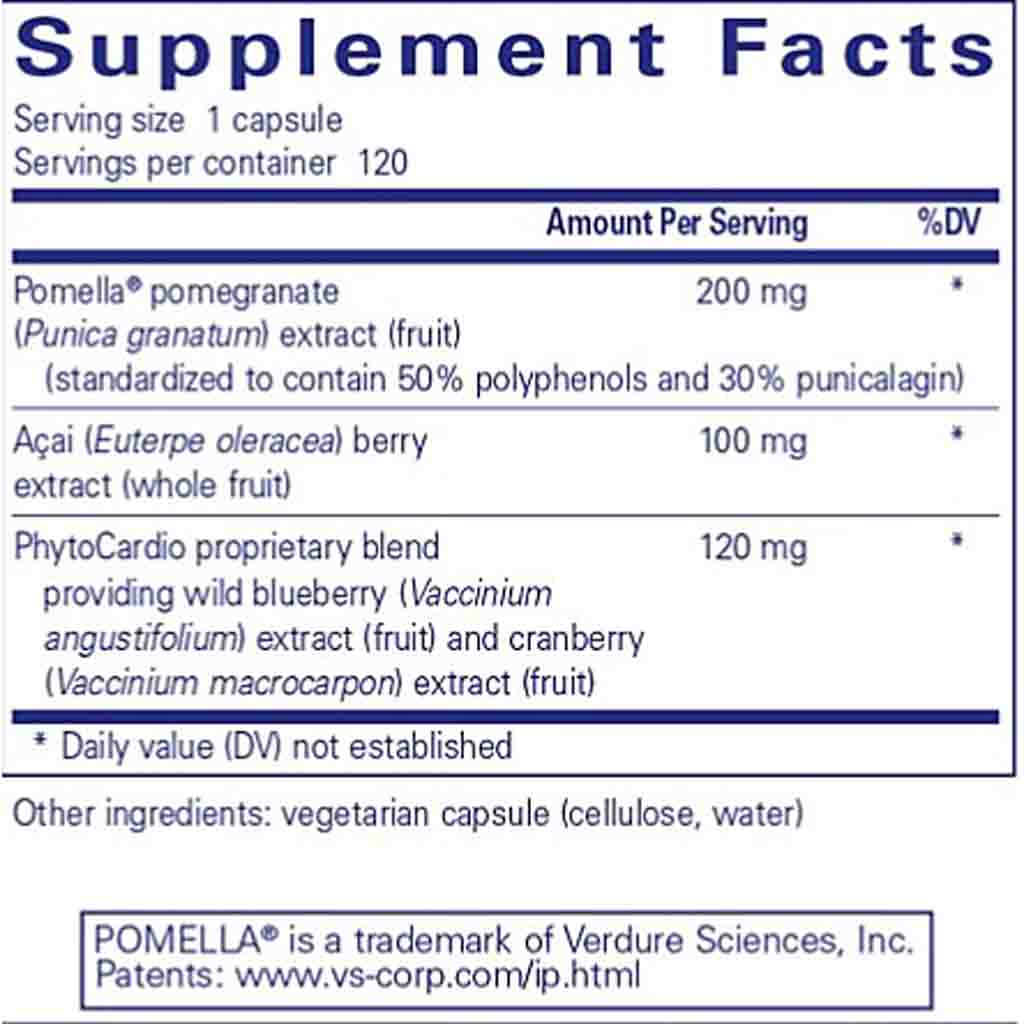 Pure Encapsulations Pomegranate Plus 120c