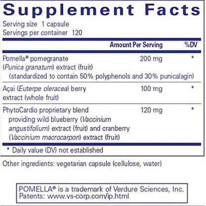 Pure Encapsulations Pomegranate Plus 120c