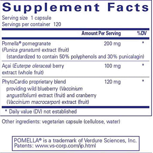Pure Encapsulations Pomegranate Plus 120c