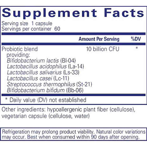 Pure Encapsulations Probiotic G. I. 60c