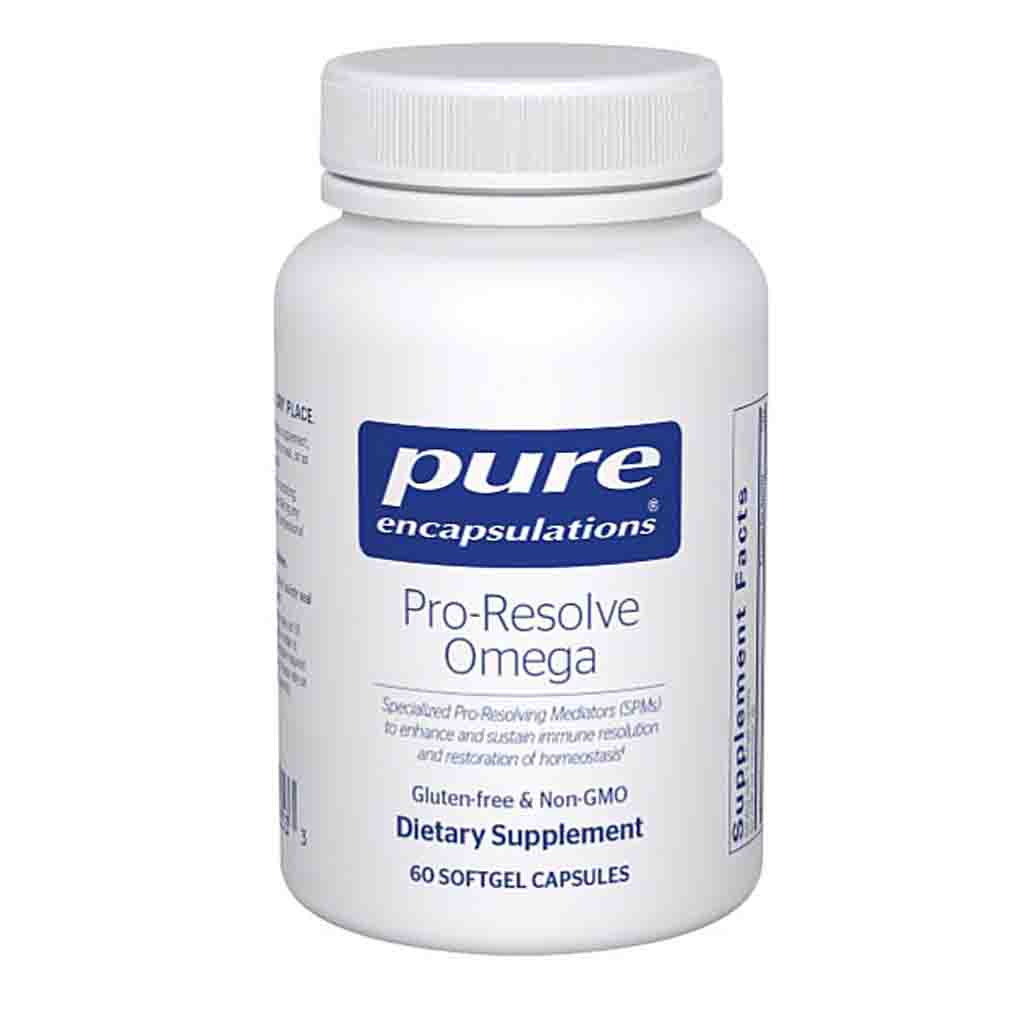 Pure Encapsulations Pro-Resolve Omega 60 softgel capsules