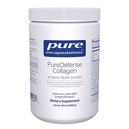 Pure Encapsulations PureDefense Collagen w/Bone Broth powder 14.1 oz (400g)