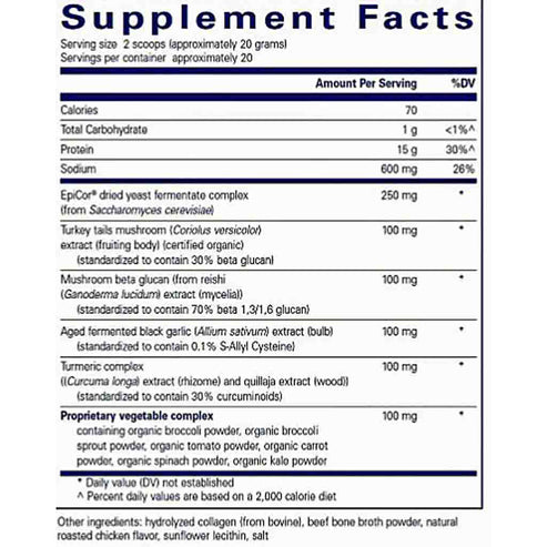 Pure Encapsulations PureDefense Collagen w/Bone Broth powder 14.1 oz (400g)