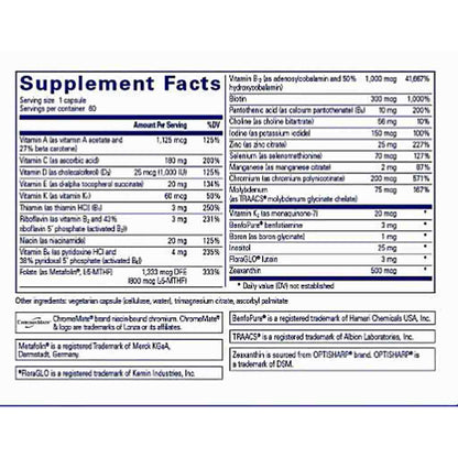 Pure Encapsulations PureGenomics Multivitamin 60C