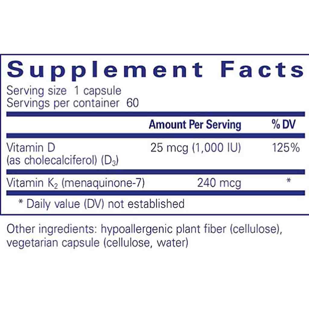 Pure Encapsulations Pure Heart K2D 60c