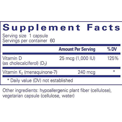 Pure Encapsulations Pure Heart K2D 60c
