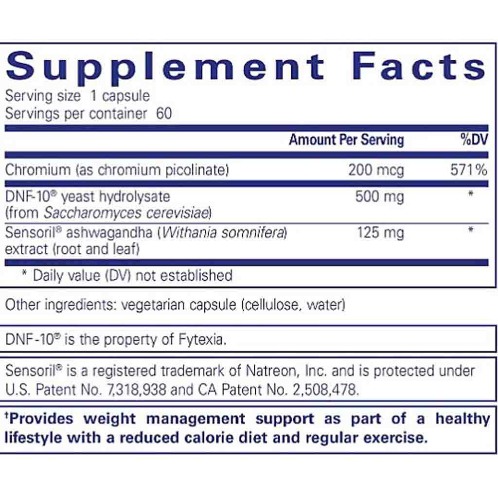 Pure Encapsulations PureLean Satiety 60c