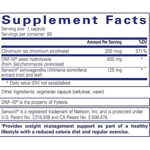 Pure Encapsulations PureLean Satiety 60c