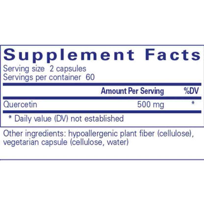 Pure Encapsulations Quercetin 250mg 120c