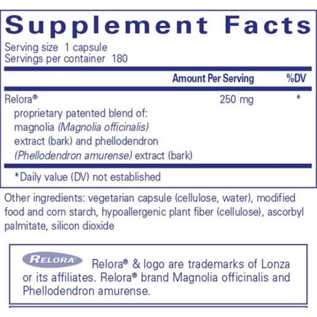 Pure Encapsulations Relora 180c