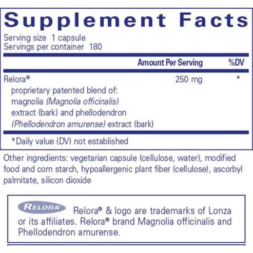 Pure Encapsulations Relora 180c