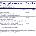 Pure Encapsulations Resveratrol Extra 120c