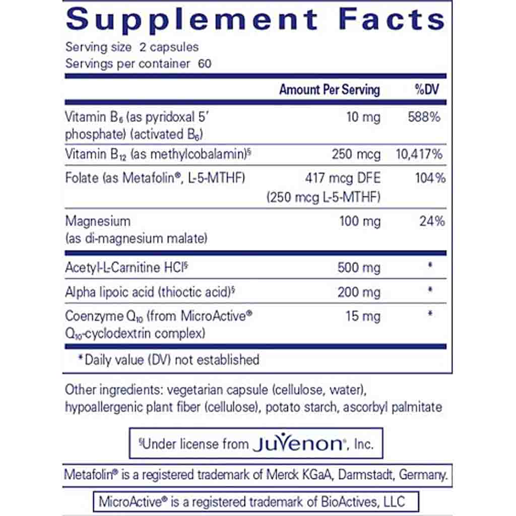 Pure Encapsulations RevitalAge Nerve 120c