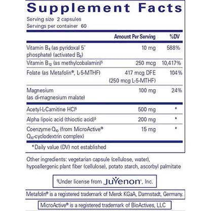 Pure Encapsulations RevitalAge Nerve 120c