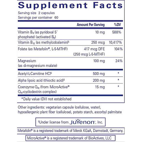 Pure Encapsulations RevitalAge Nerve 120c