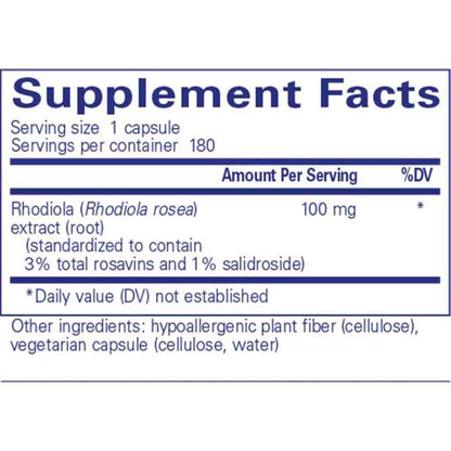Pure Encapsulations Rhodiola Rosea 180c
