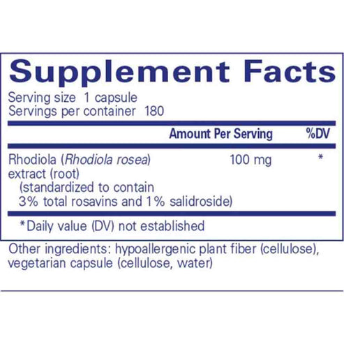 Pure Encapsulations Rhodiola Rosea 180c