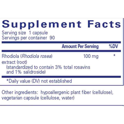Pure Encapsulations Rhodiola Rosea 90c
