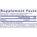 Pure Encapsulations Ribose 250g