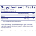 Pure Encapsulations R-Lipoic Acid 60c