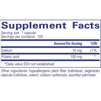 Pure Encapsulations R-Lipoic Acid 120c