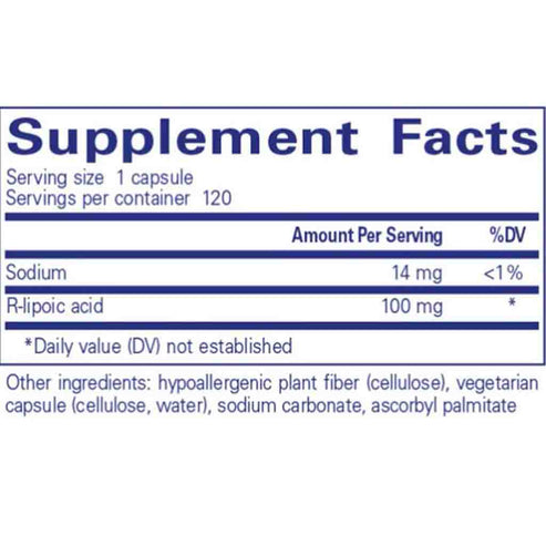 Pure Encapsulations R-Lipoic Acid 120c