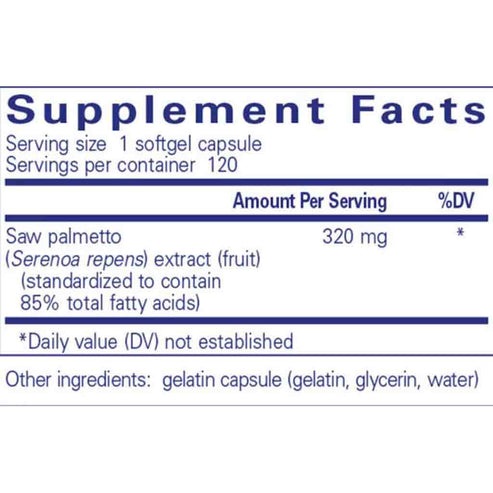 Pure Encapsulations Saw Palmetto 320 120sg