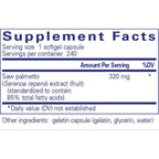 Pure Encapsulations Saw Palmetto 320mg 240sg