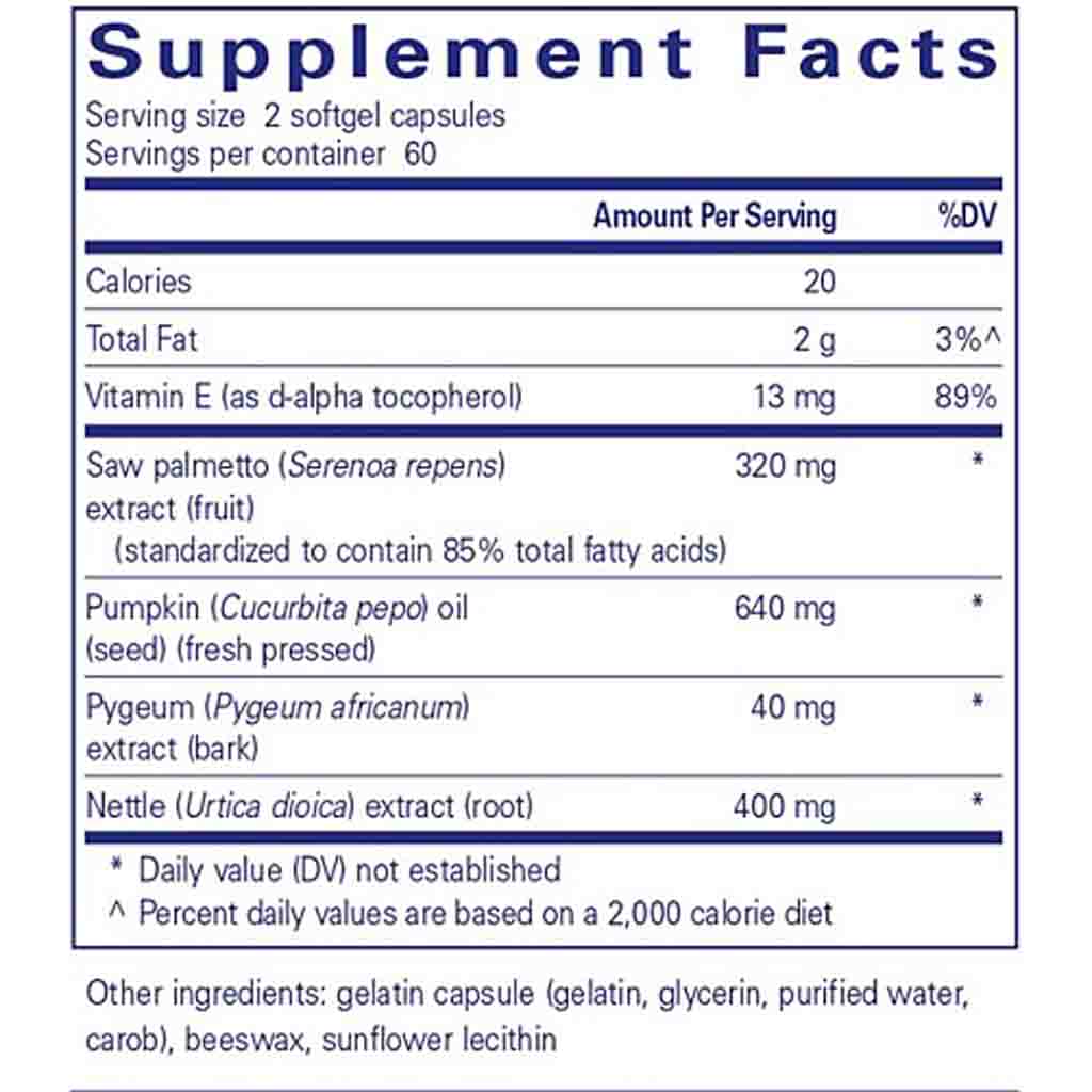 Pure Encapsulations Saw Palmetto Plus 120sg