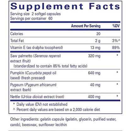 Pure Encapsulations Saw Palmetto Plus 120sg