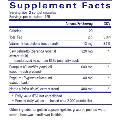 Pure Encapsulations Saw Palmetto Plus 250sg