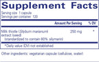 Pure Encapsulations Silymarin (milk thistle) 120c
