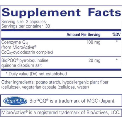 Pure Encapsulations SR-CoQ10 with PQQ 60C
