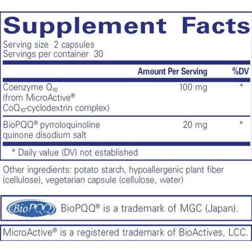 Pure Encapsulations SR-CoQ10 with PQQ 60C