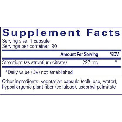 Pure Encapsulations Strontium (citrate) 90c