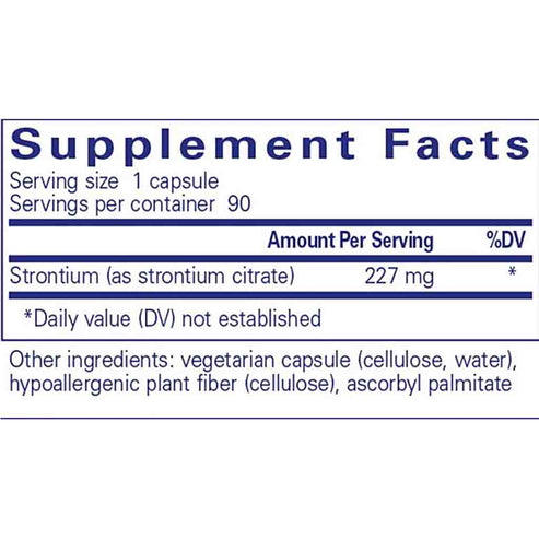 Pure Encapsulations Strontium (citrate) 90c