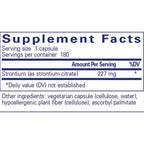 Pure Encapsulations Strontium (citrate) 180c