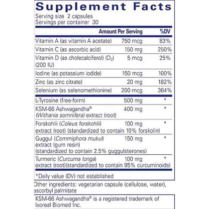 Pure Encapsulations Thyroid Support Complex 60c