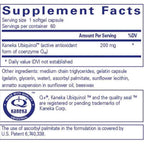 Pure Encapsulations Ubiquinol-QH 200mg 60sg
