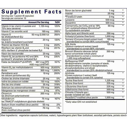 Pure Encapsulations UltraDetox 10-Day Pure Pack 10 packets per box