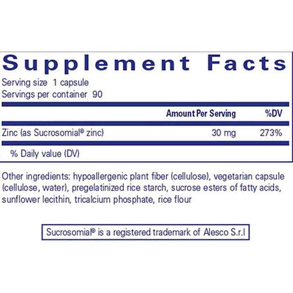 Pure Encapsulations UltraZin Zinc 90c